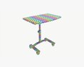 Laptop Cart Desk With Adjustable Height Modelo 3d