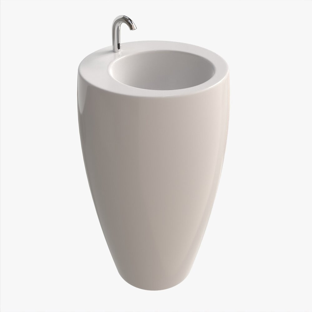 Laufen Ilbagnoalessi Freestanding Washbasin Modello 3D