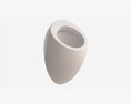 Laufen Ilbagnoalessi Siphonic Urinal With Cover 3D模型