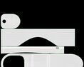 Laufen Sonar Wall-hung Bidet 3d model