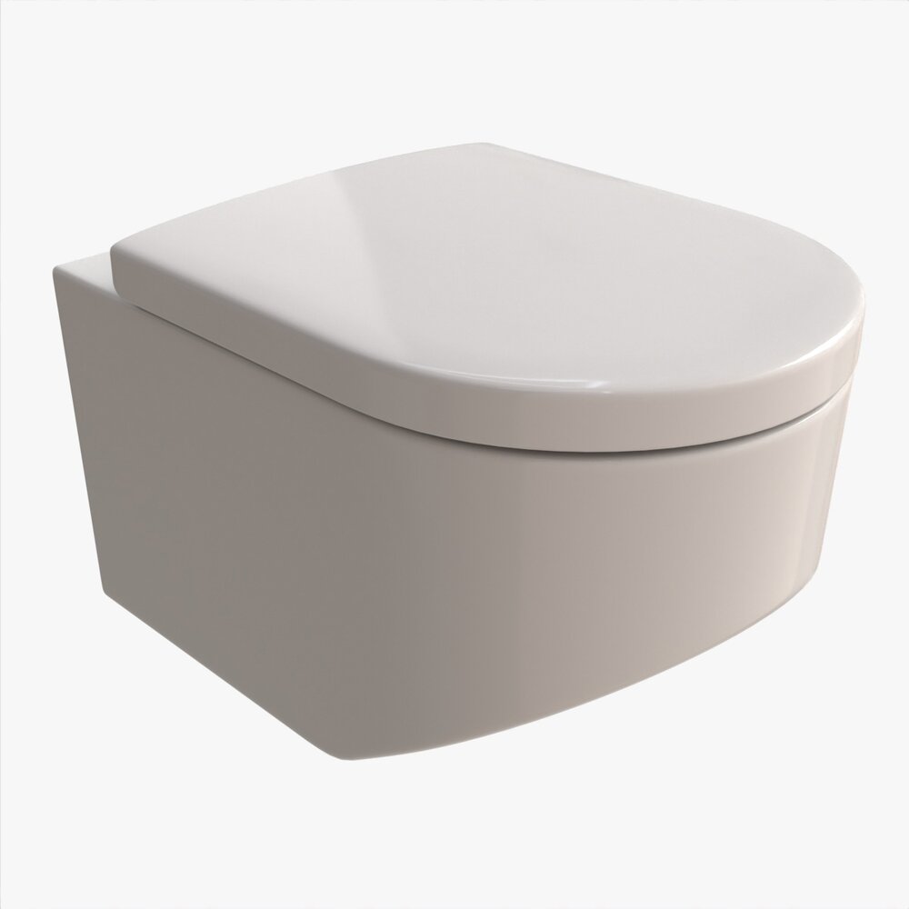 Laufen Sonar Wall-hung WC Modello 3D