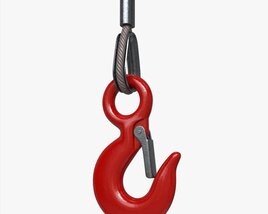 Lifting Crane Hook 3D model