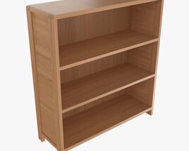 Low Bookcase Ercol Bosco Modelo 3d