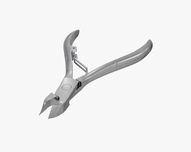 Stainless Steel Cuticle Nipper Modello 3D