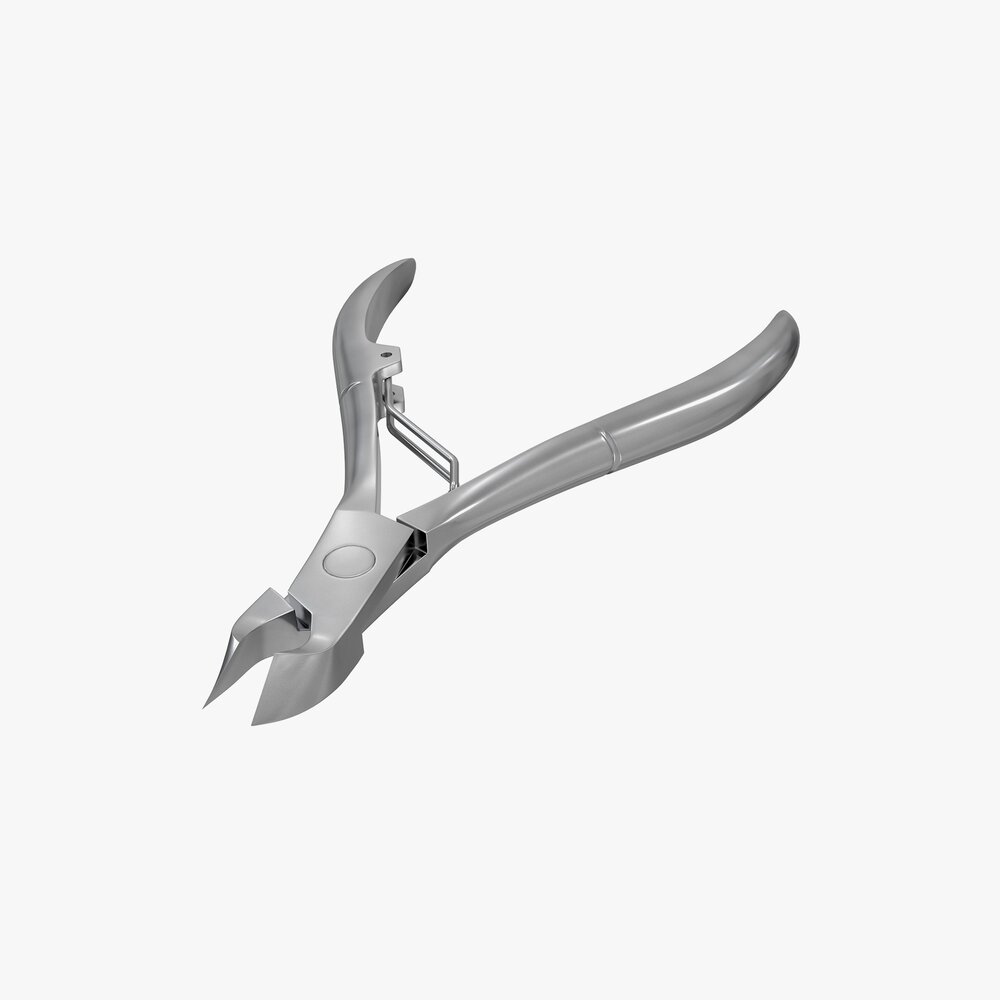 Stainless Steel Cuticle Nipper 3D-Modell