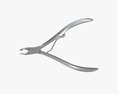 Stainless Steel Cuticle Nipper 3D 모델 