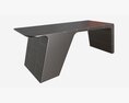 Metal Desk With Drawer 02 3D модель