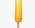 Ice Cream On Stick Yellow 3D 모델 