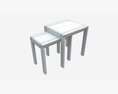 Nest Of Tables Ercol Bosco 3D 모델 