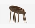 Nest Of Tables Ercol Shalstone John Lewis 3Dモデル