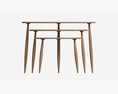 Nest Of Tables Ercol Shalstone John Lewis 3Dモデル