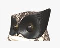 Owl Figurine Leather 3D 모델 