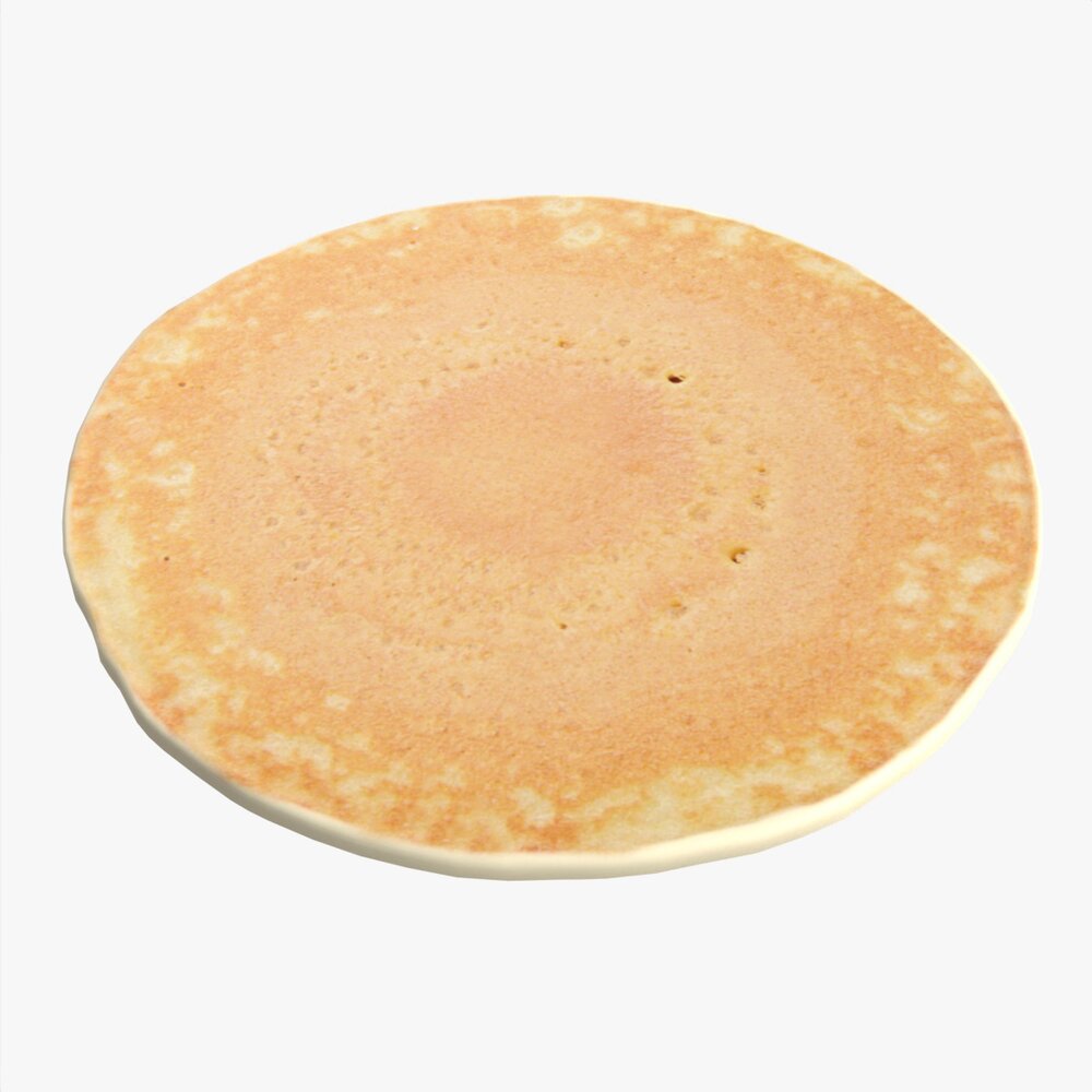 Pancake Single 3Dモデル