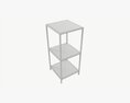 Shelf Seaford Glass Square 3D 모델 