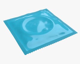 Condom Package 3D model