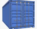 Shipping Container Dry 20-foot Blue 3Dモデル