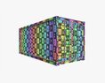 Shipping Container Dry 20-foot Blue Modelo 3D