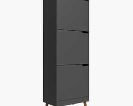 Shoe Cabinet Mitra Modello 3D