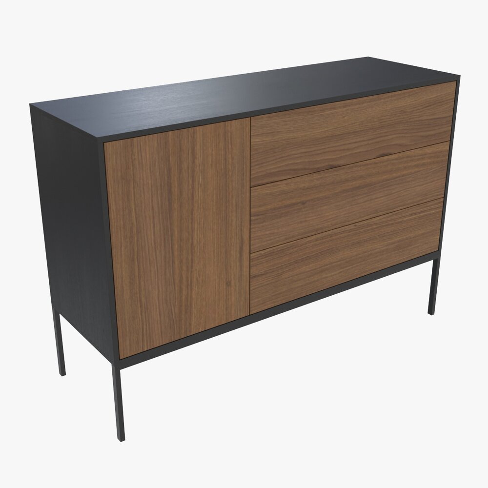 Sideboard Seaford 02 3D-Modell