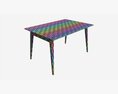 Small Dining Table Ercol Lugo 3d model