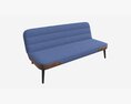 Sofa Bed Simple 3d model