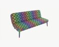 Sofa Bed Simple 3D 모델 