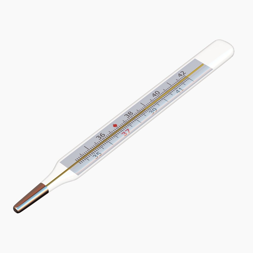 Mercury Thermometer 3D-Modell
