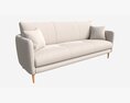 Sofa Large Ercol Aosta Modello 3D
