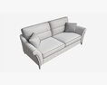 Sofa Large Ercol Trieste Modèle 3d