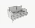 Sofa LEO 2-seater Modelo 3D