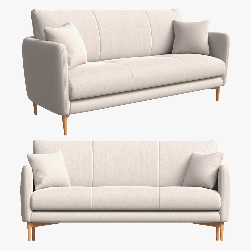 Sofa Medium Ercol Aosta Modelo 3d