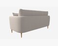 Sofa Medium Ercol Aosta 3D模型
