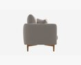 Sofa Medium Ercol Aosta Modelo 3d