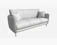 Sofa Medium Ercol Aosta 3D модель