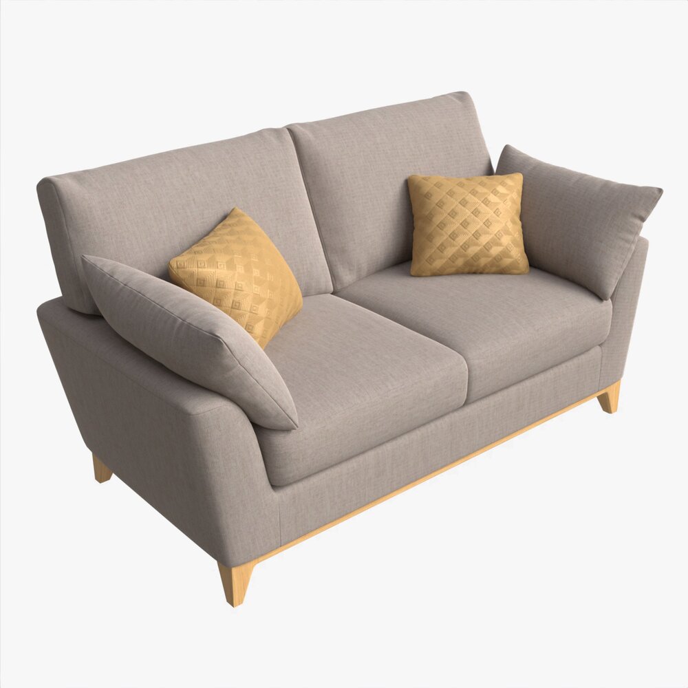 Sofa Medium Ercol Novara Modello 3D