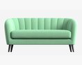 Sofa Melody 2-seater 3D 모델 