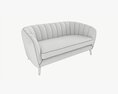 Sofa Melody 2-seater 3D 모델 