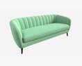 Sofa Melody 3-seater 3D 모델 