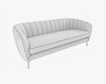 Sofa Melody 3-seater 3D 모델 