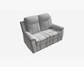 Sofa Recliner Milo 2-seater 3Dモデル