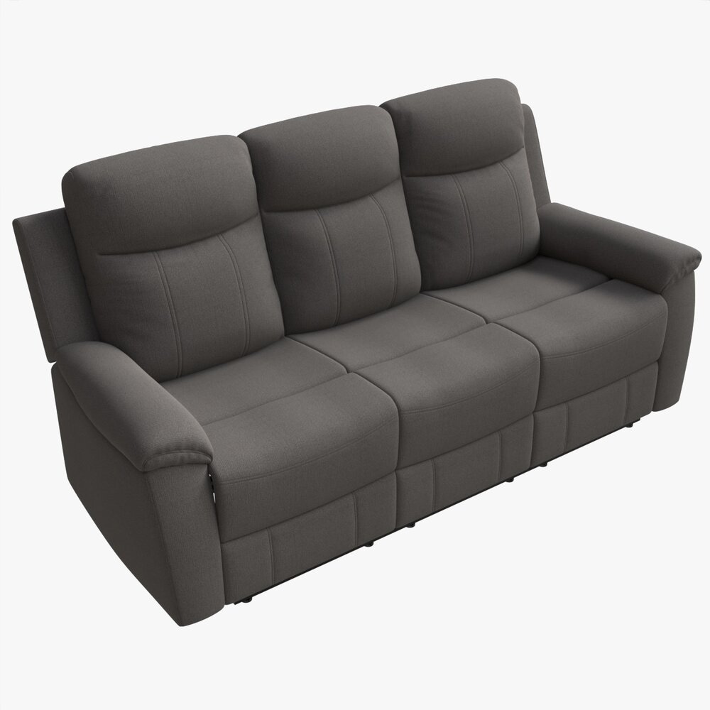 Sofa Recliner Milo 3-seater 3D-Modell