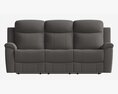 Sofa Recliner Milo 3-seater 3D-Modell