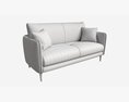 Sofa Small Ercol Aosta 3d model