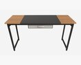 Study Writing Table For Home Office 3d model