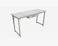 Study Writing Table For Home Office 3D 모델 