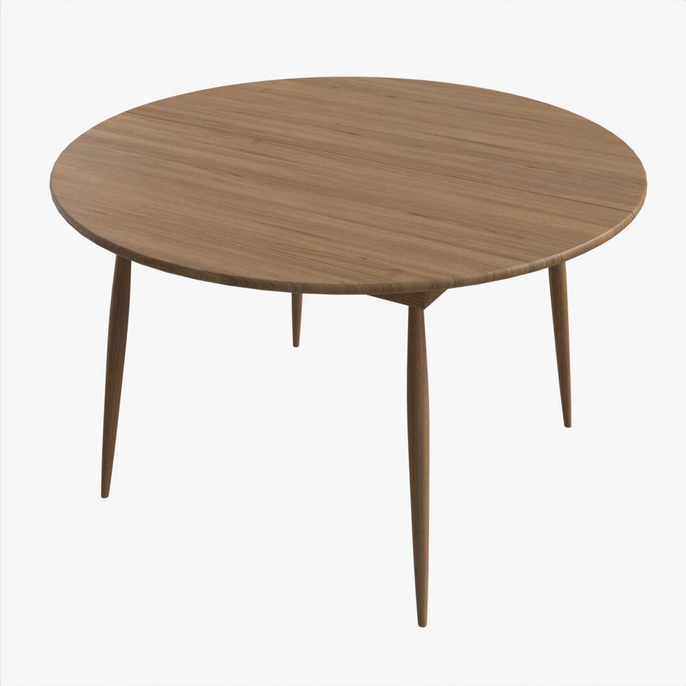 Table Round Extending Ercol Shalstone John Lewis 3D-Modell