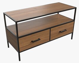 TV Table Seaford 01 3D 모델 