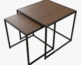 Two Coffee Tables Seaford Modello 3D