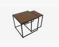 Two Coffee Tables Seaford 3D 모델 