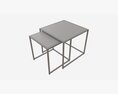 Two Coffee Tables Seaford Modelo 3d